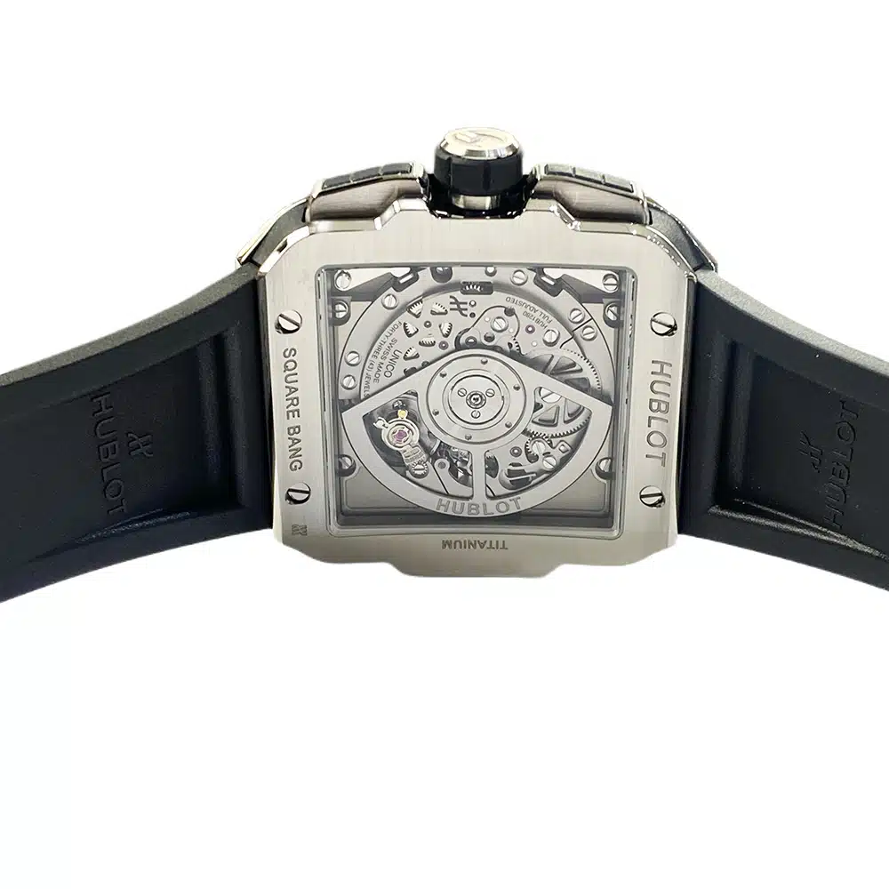 Hublot Square Bang Unico 42mm 821.NM.0170.RX Titanium with Black Rubber Watch – image 6