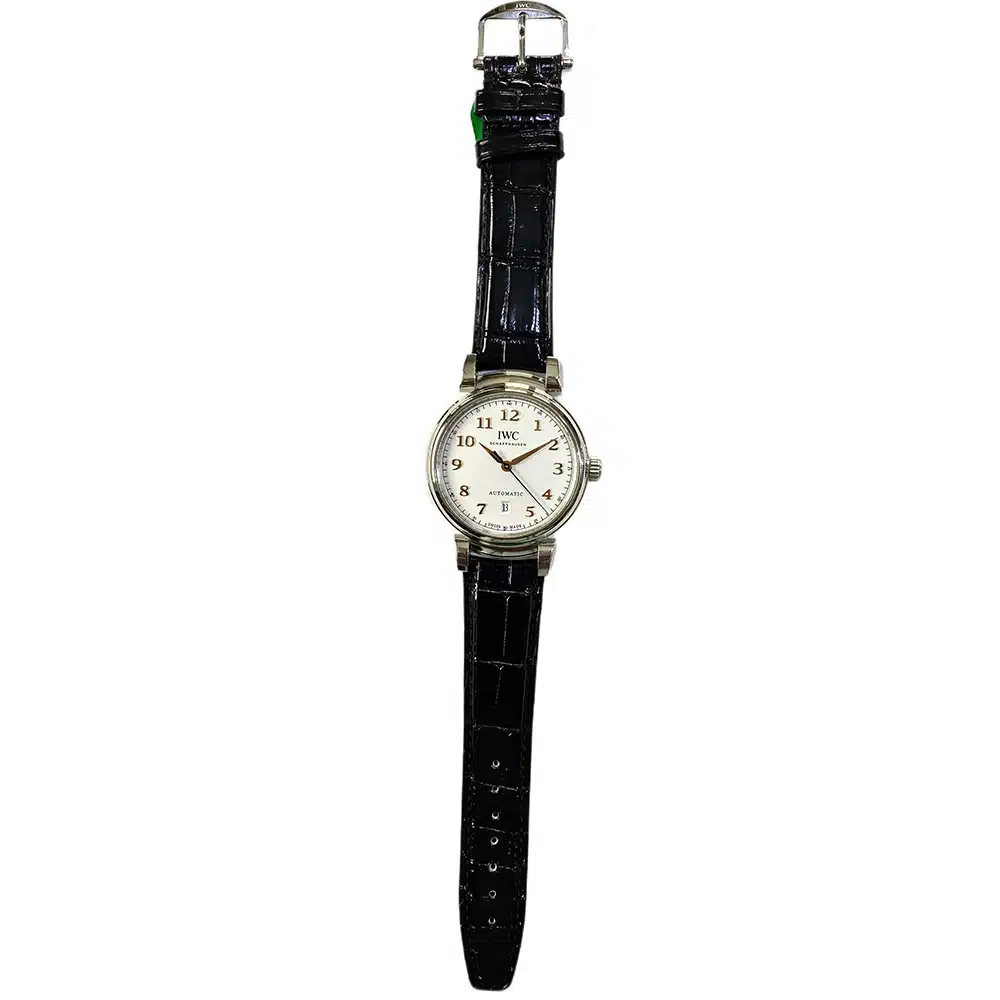 IWC Da Vinci Silver Dial IW356601 Stainless Steel with Black Leather Watch 2018 – image 3