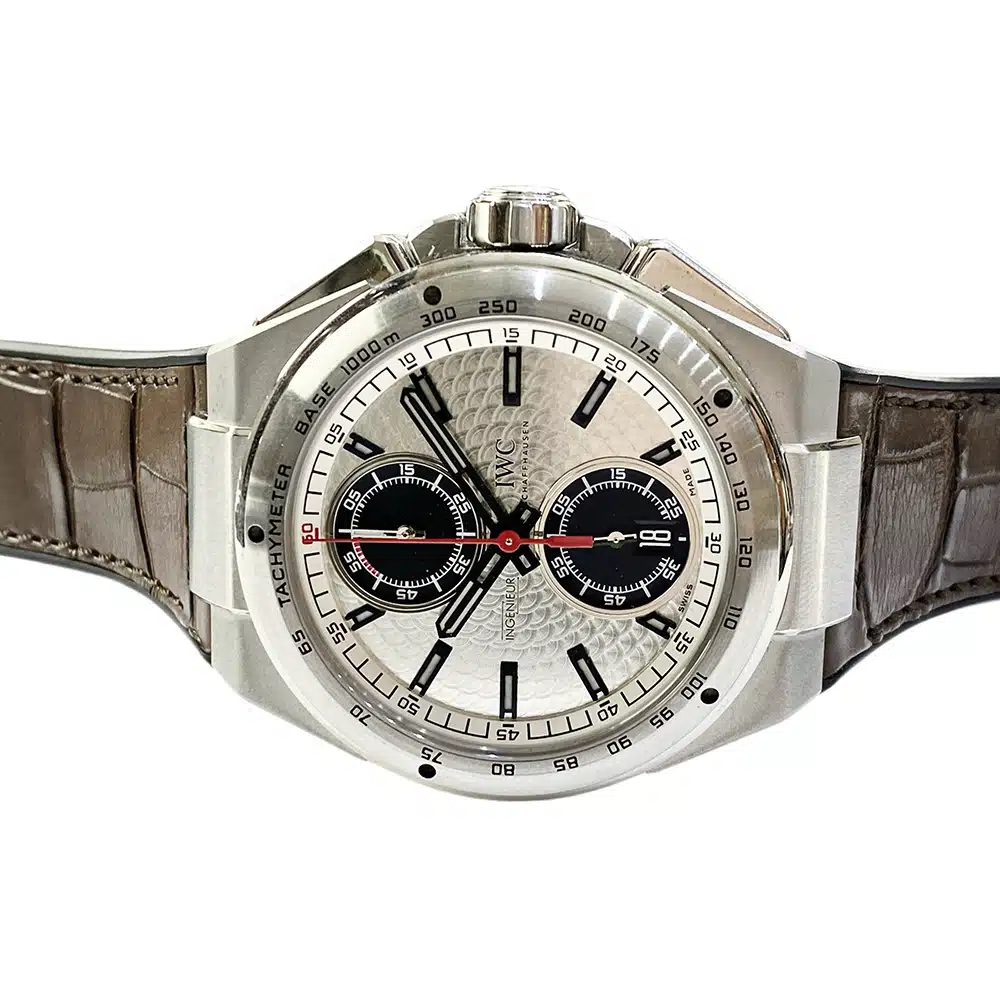 IWC Ingenieur Chronograph IW378505 Stainless Steel with Brown Leather Watch 2018 – image 4