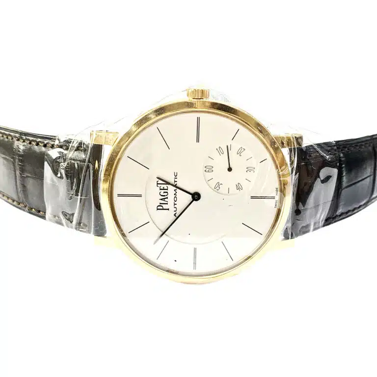 Piaget Altiplano 43mm G0A35131 Rose Gold with Brown Leather Watch Silver Dial – image 5