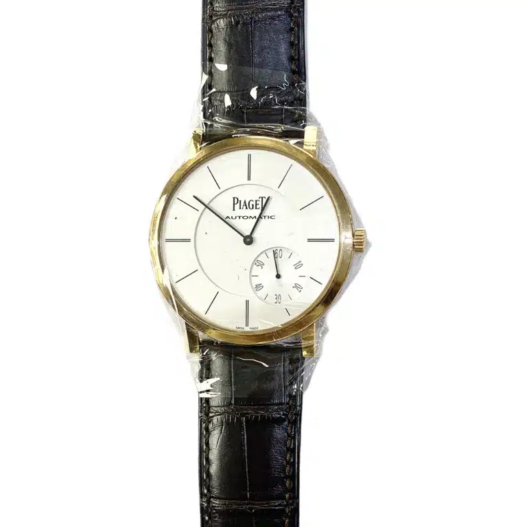 Piaget Altiplano 43mm G0A35131 Rose Gold with Brown Leather Watch Silver Dial – image 2