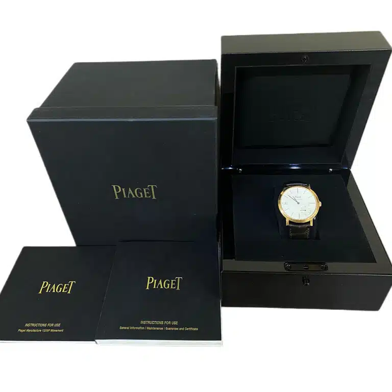 Piaget Altiplano G0A38131 Rose Gold with Brown Leather Watch Silver Dial 2018 – image 7