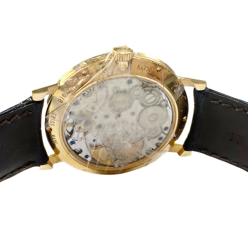 Piaget Altiplano G0A38131 Rose Gold with Brown Leather Watch Silver Dial 2018
