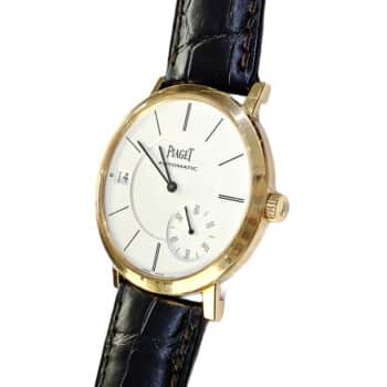 Piaget Altiplano G0A38131 Rose Gold with Brown Leather Watch Silver Dial 2018 - Image 4
