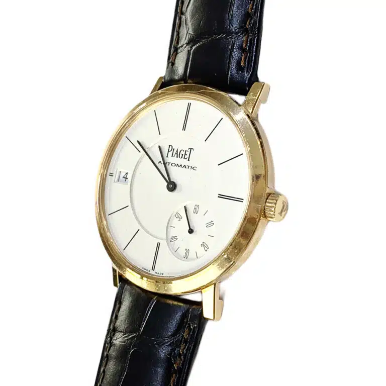 Piaget Altiplano G0A38131 Rose Gold with Brown Leather Watch Silver Dial 2018 – image 4