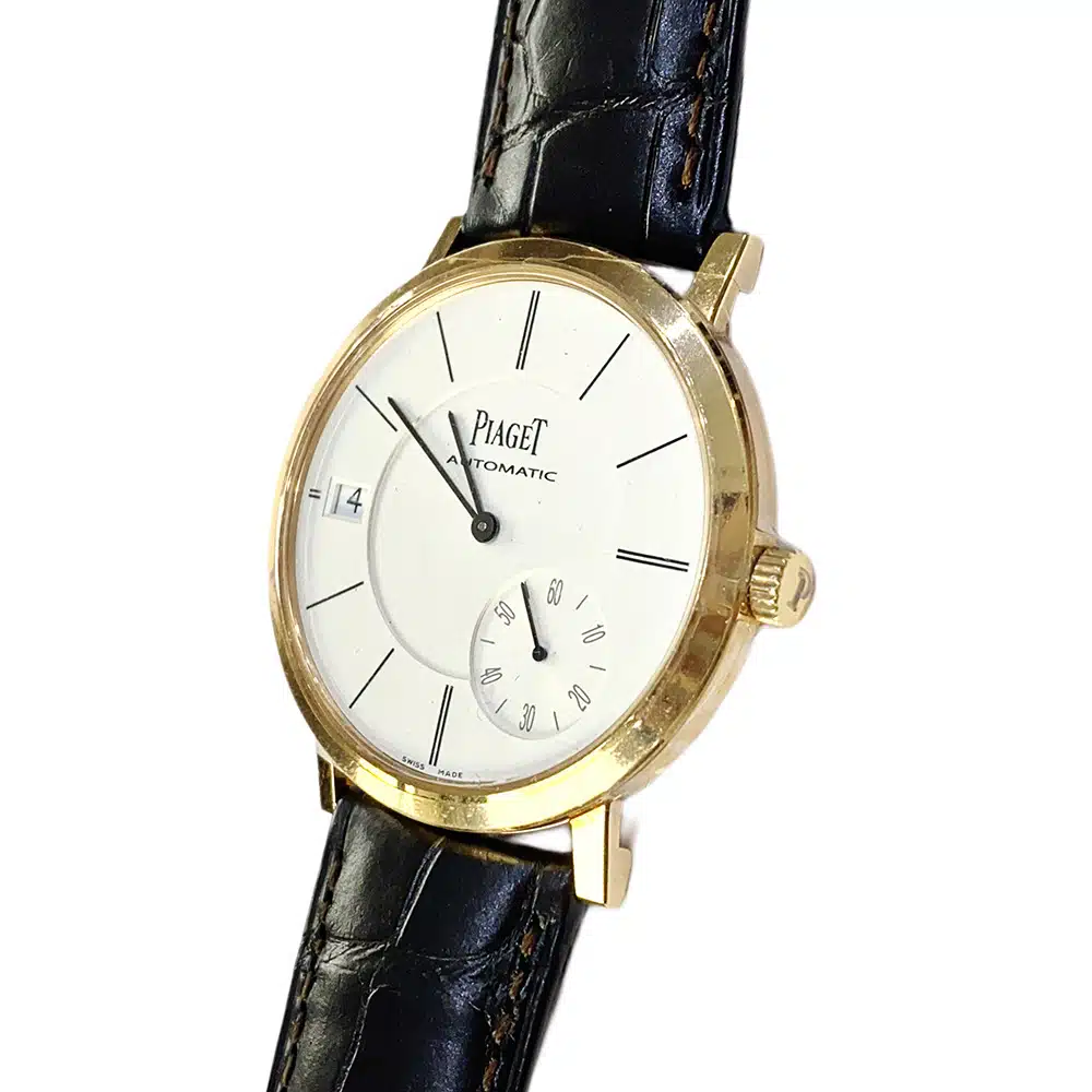 Piaget Altiplano G0A38139 Rose Gold with Brown Leather Watch Silver Dial – image 4