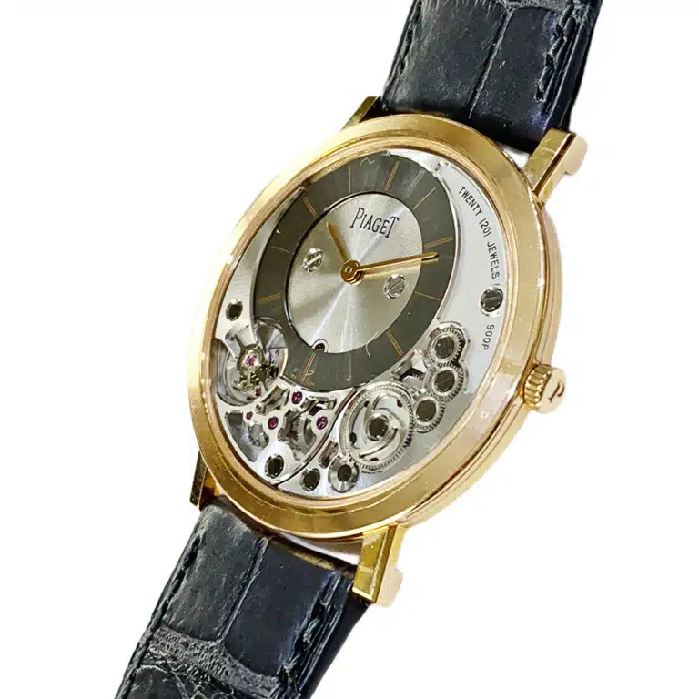 Piaget Altiplano G0A39110 Rose Gold with Black Alligator Leather Watch 2018 – image 4