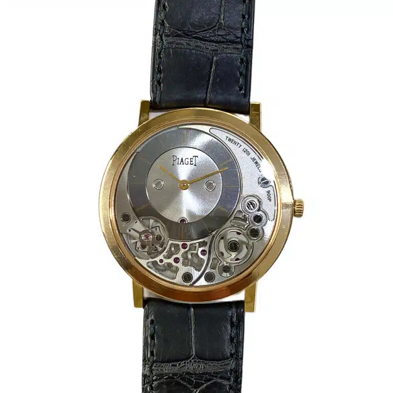 Piaget Altiplano G0A39110 Rose Gold with Black Alligator Leather Watch 2018 – image 2