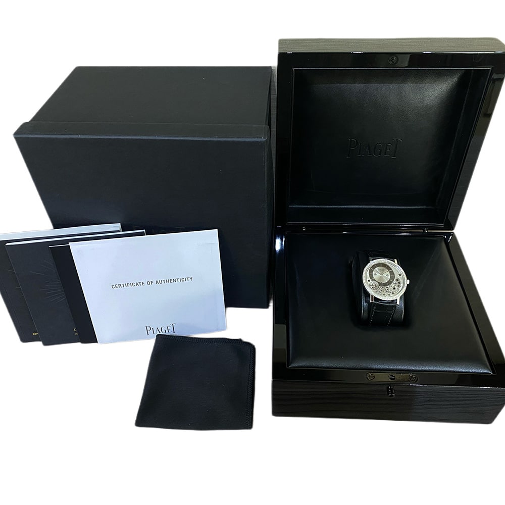 Piaget Altiplano G0A39112 White Gold with Black Leather Watch 2018