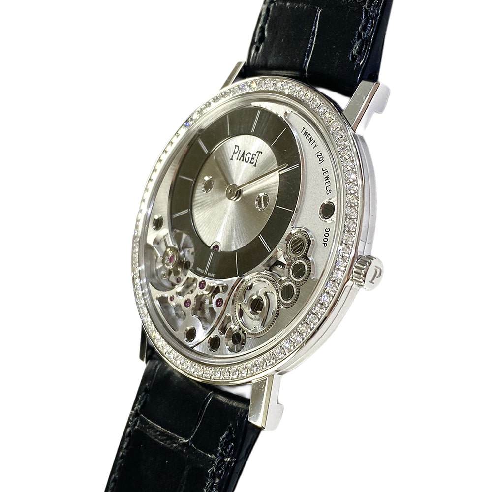 Piaget Altiplano G0A39112 White Gold with Black Leather Watch 2018