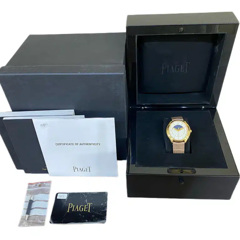 Piaget Limelight G0A40110 Rose Gold with Brown Crocodile Leather Watch White Dial 2018 – image 7