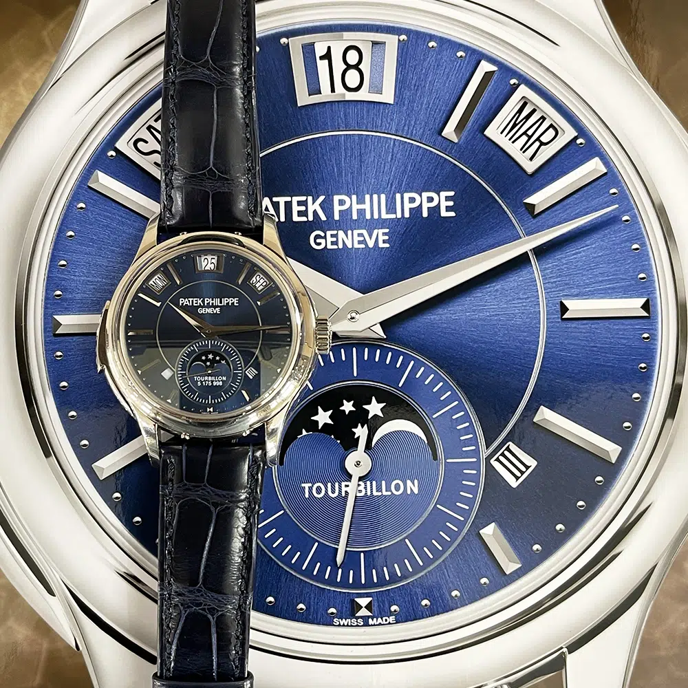 Patek Philippe Perpetual Calendar 5207G-001 White Gold With Blue Leather Watch Blue Dial 2020 – image 6