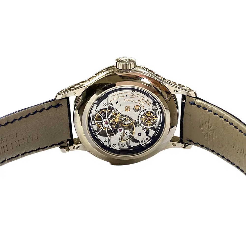 Patek Philippe Perpetual Calendar 5207G-001 White Gold With Blue Leather Watch Blue Dial 2020 – image 4