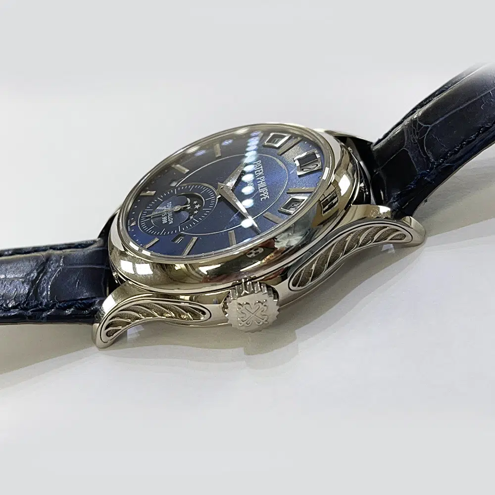Patek Philippe Perpetual Calendar 5207G-001 White Gold With Blue Leather Watch Blue Dial 2020 – image 3