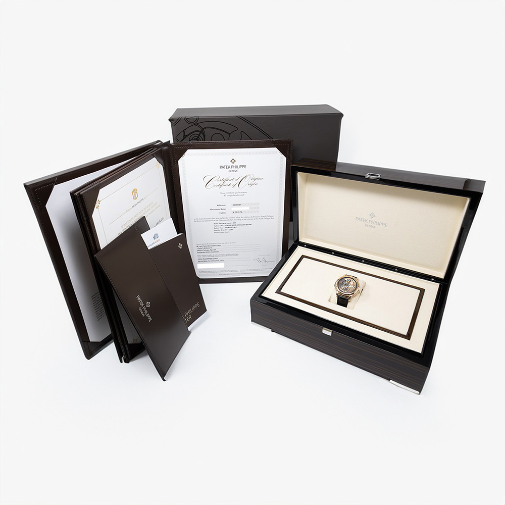 Patek Philippe Minute Repeater Grand Complications 5303R-001 Rose Gold with Black Leather Watch 2023