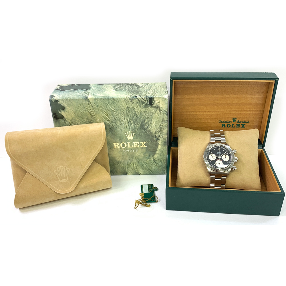 Rolex Daytona 6265 Chronograph 37mm Stainless Steel Black Dial