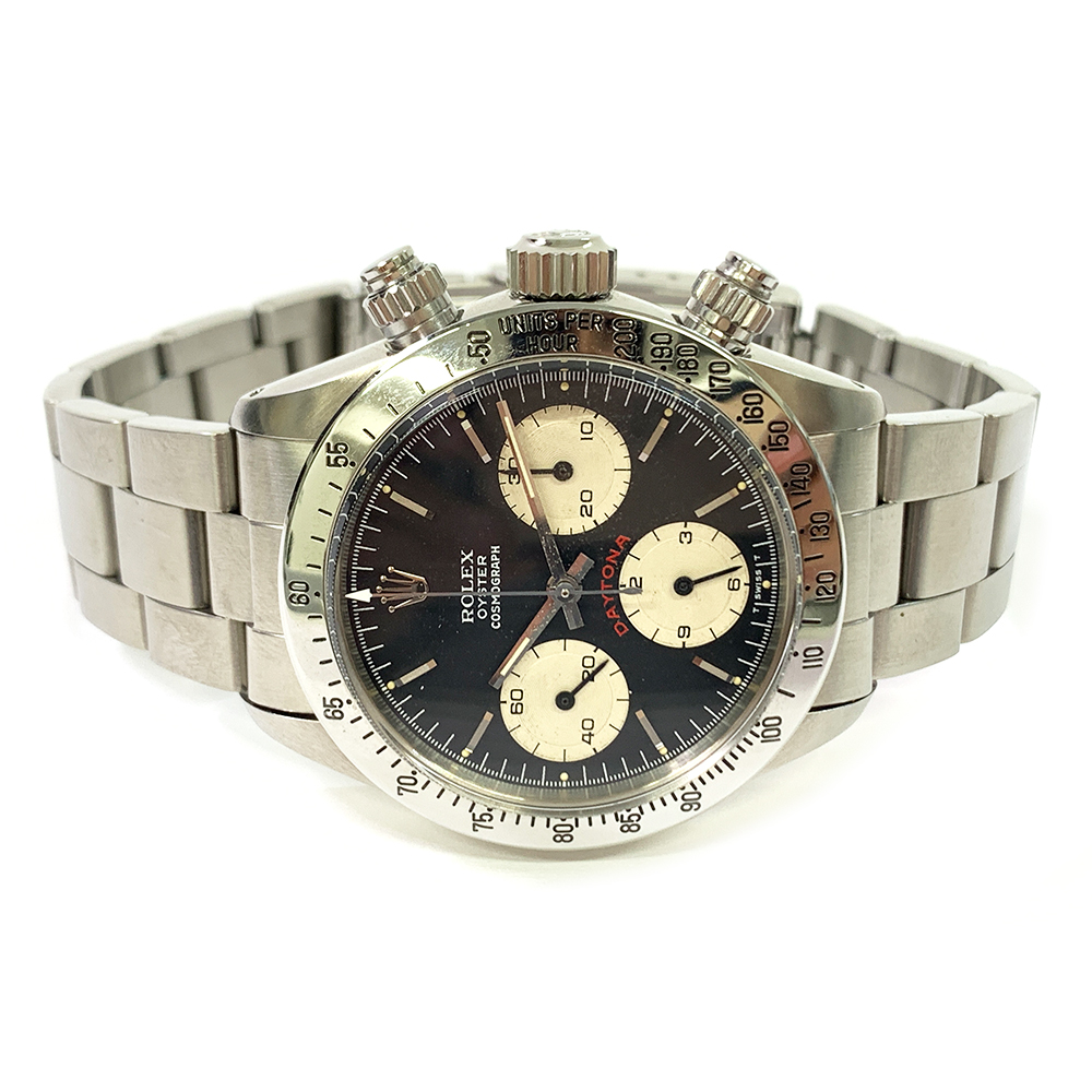 Rolex Daytona 6265 Chronograph 37mm Stainless Steel Black Dial