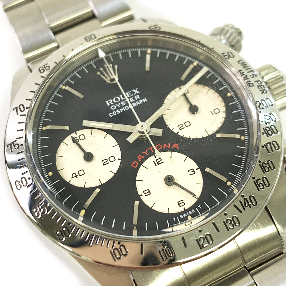 Rolex Daytona 6265 Chronograph 37mm Stainless Steel Black Dial