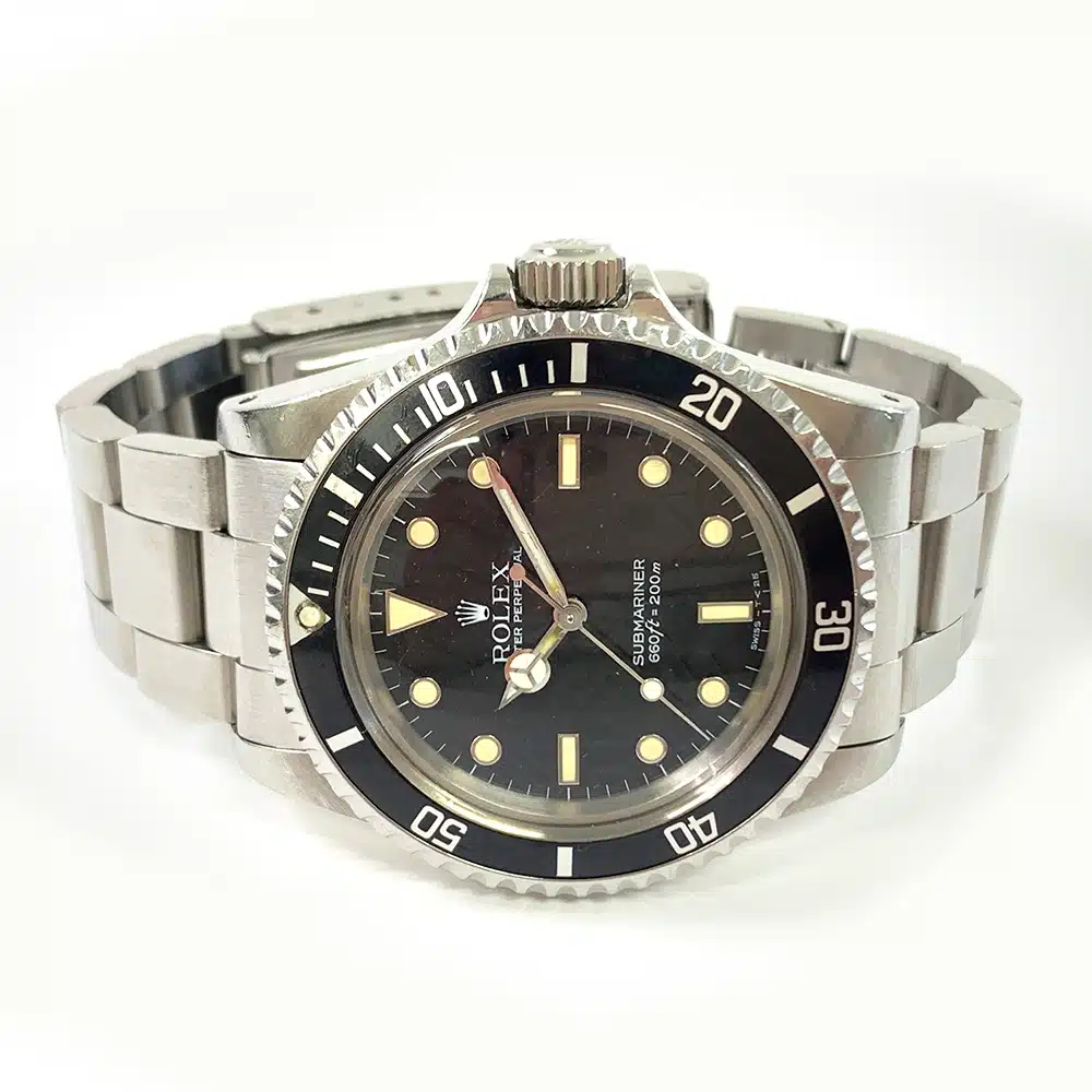 Rolex Submariner (No Date) 40mm 5513 Oyster Stainless Steel Watch Black Dial – image 2