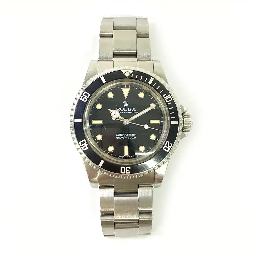 Rolex Submariner (No Date) 40mm 5513 Oyster Stainless Steel Watch Black Dial