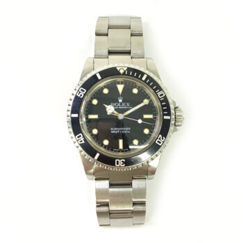 Rolex Submariner (No Date) 40mm Oyster Stainless Steel Watch Black Dial 5513