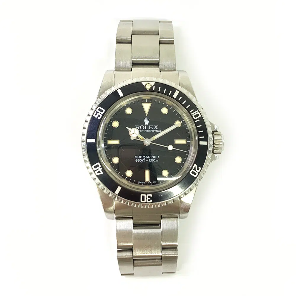 Rolex Submariner (No Date) 40mm Oyster Stainless Steel Watch Black Dial 5513
