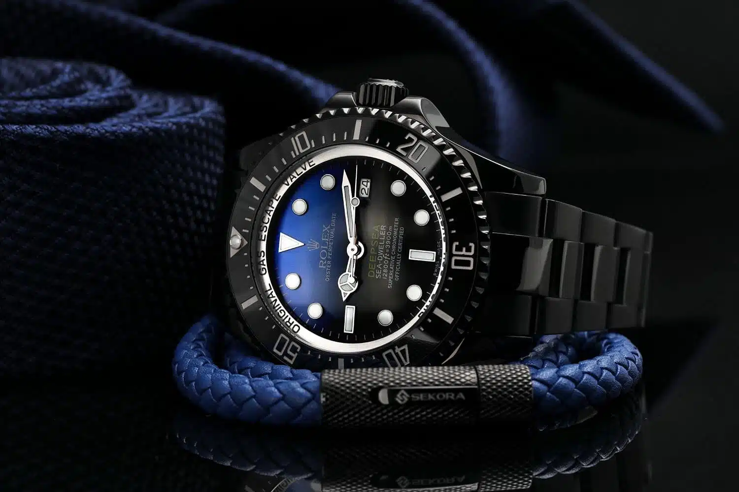 Rolex Blue Sea-Dweller Deepsea Black PVD/DLC Coating 116660 – image 5