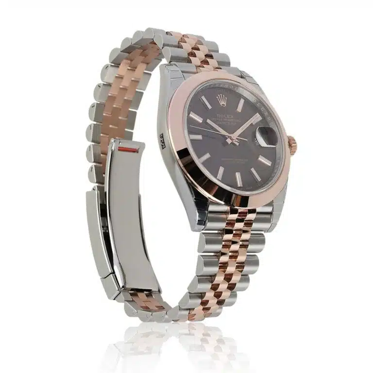 Rolex Datejust 41mm Steel & Rose Gold Watch Chocolate Dial 126301-0002 - 2017 – image 5
