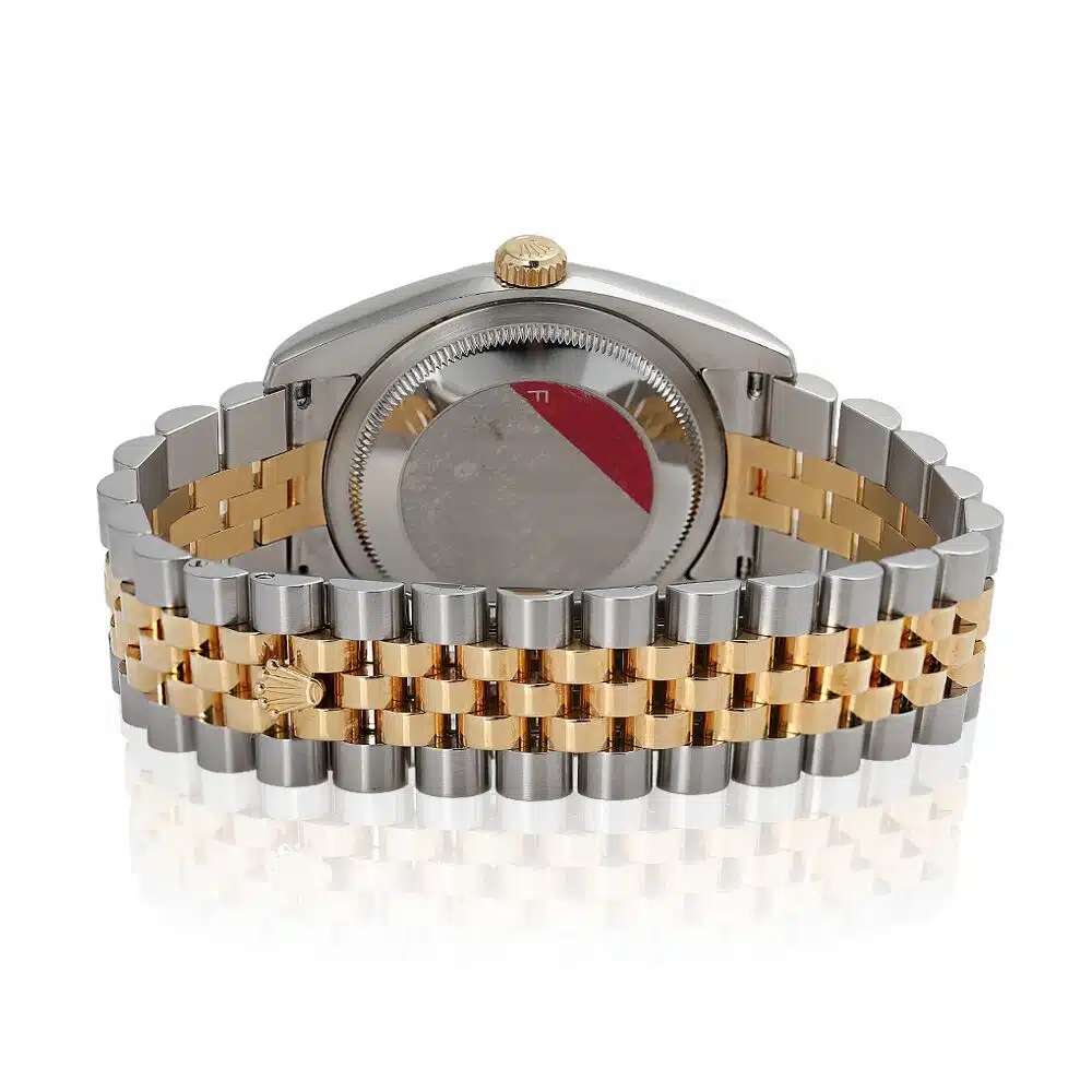 Rolex Datejust 36mm Champagne Index Dial 116233-0151 Stainless Steel With Yellow Gold Watch – image 8
