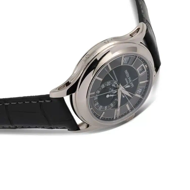 Patek Philippe Annual Calendar 5205G White Gold With Black Alligator Watch – image 3