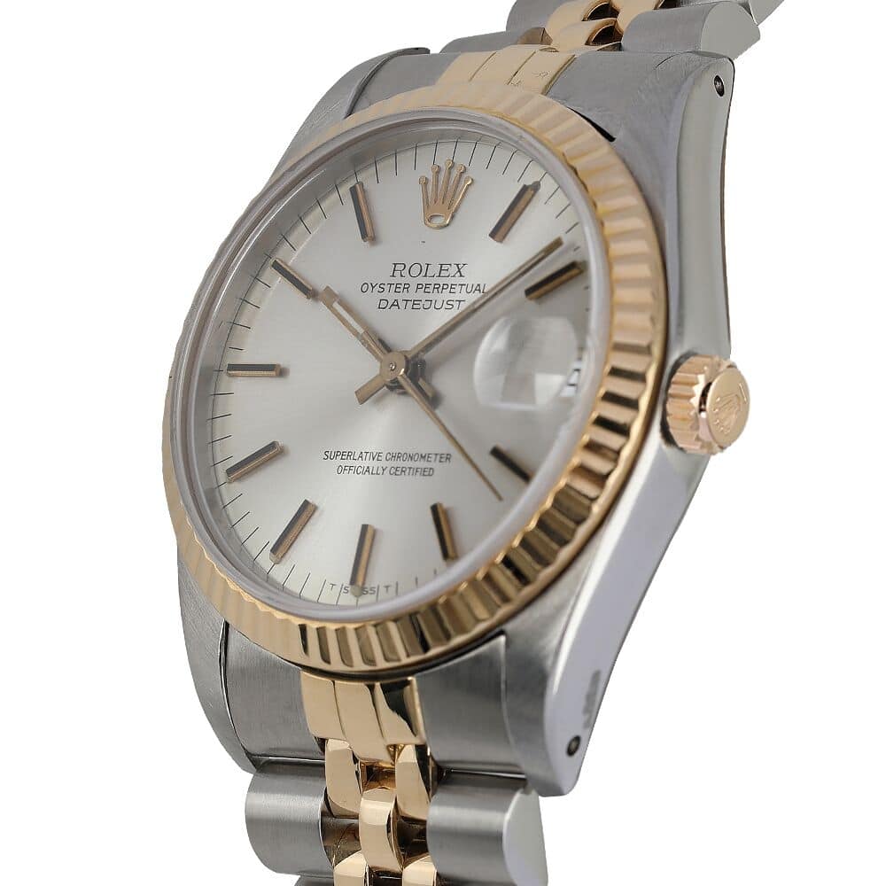 Rolex Datejust 36mm Yellow Gold and Stainless Steel 16013 Watch