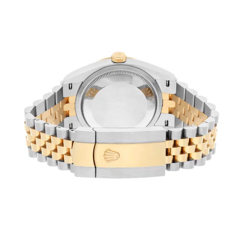 Rolex Datejust 126233-0037 36mm Two-Tone Yellow Gold Fluted Bezel Palm Motif Dial – image 7