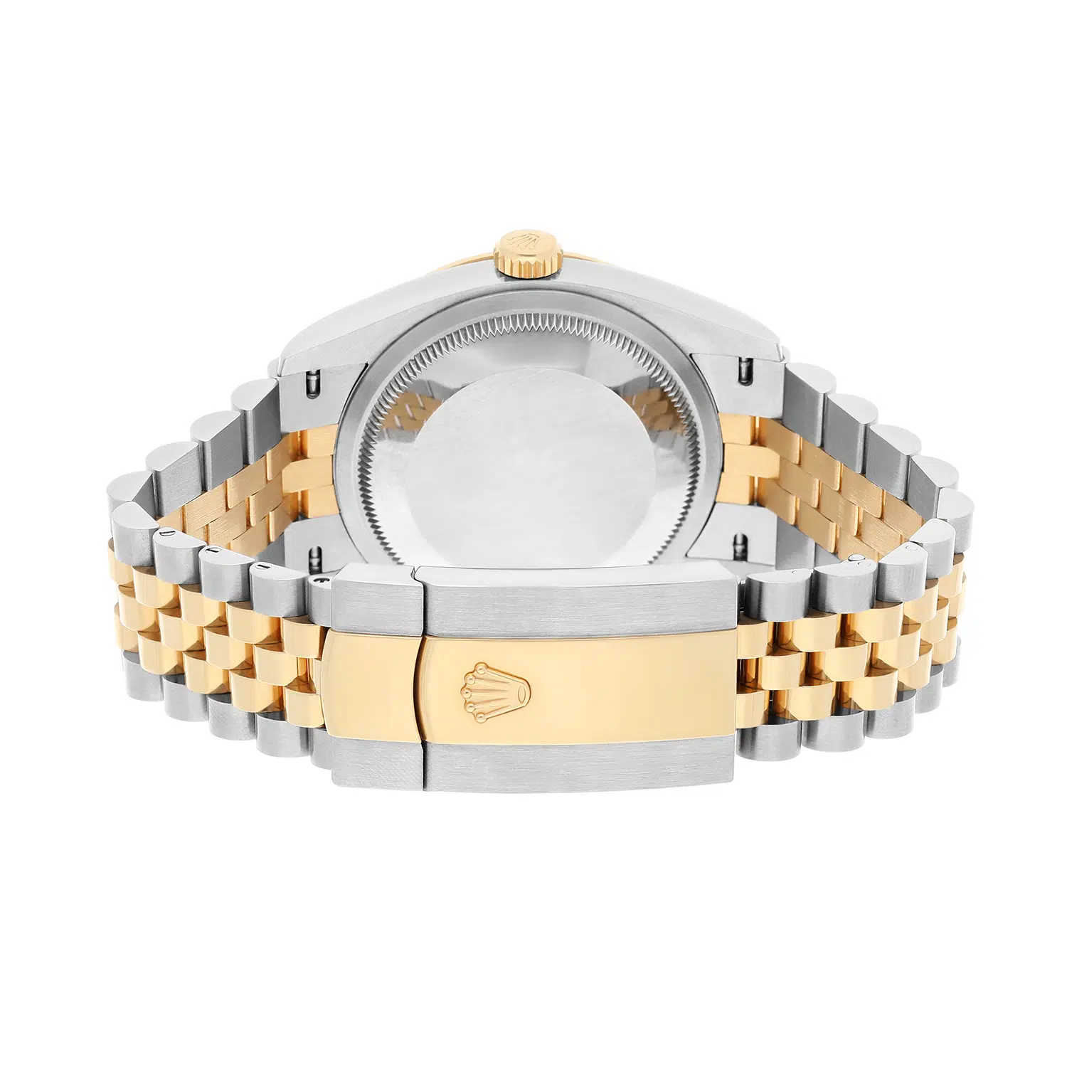 Rolex Datejust 126233-0037 36mm Two-Tone Yellow Gold Fluted Bezel Palm Motif Dial – image 7