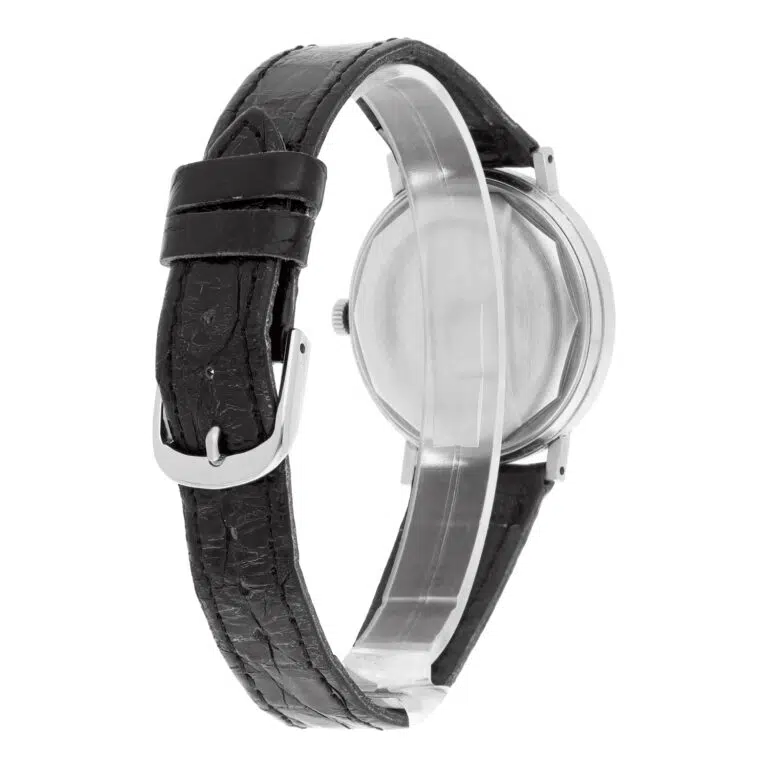 Patek Philippe Calatrava 3445G 18K White Gold Blue Dial Mens Watch – image 8