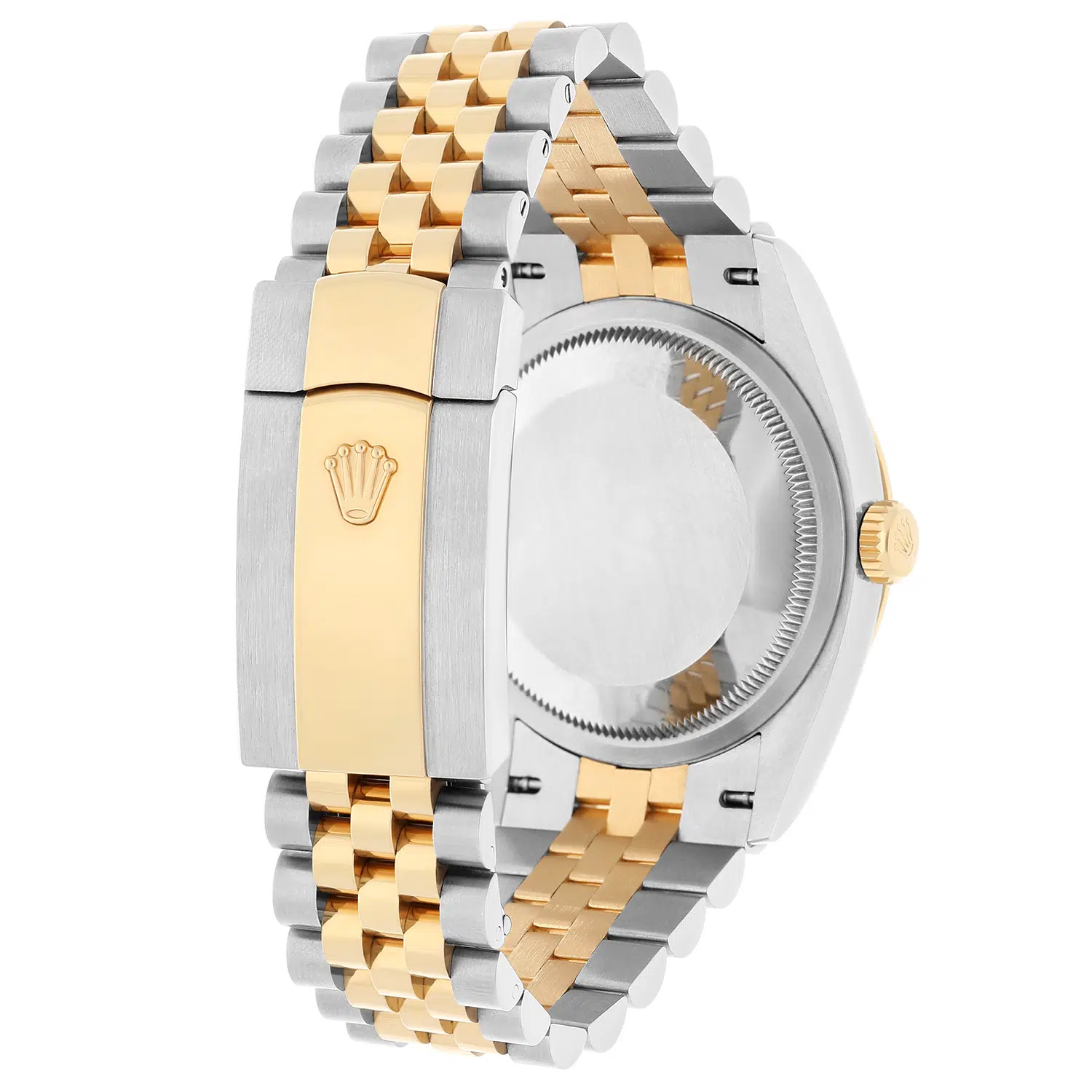 Rolex Datejust 126233-0037 36mm Two-Tone Yellow Gold Fluted Bezel Palm Motif Dial – image 8