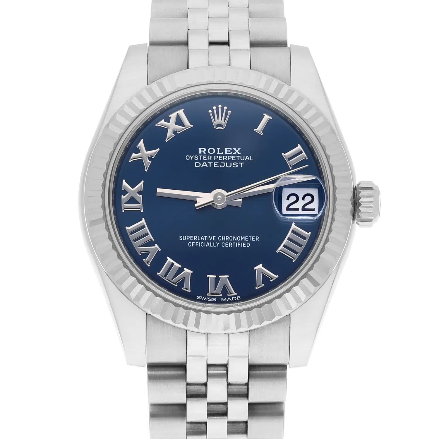 Rolex Datejust Lady 31mm Blue Roman Dial 178274-0081 Jubilee 2020 – image 2