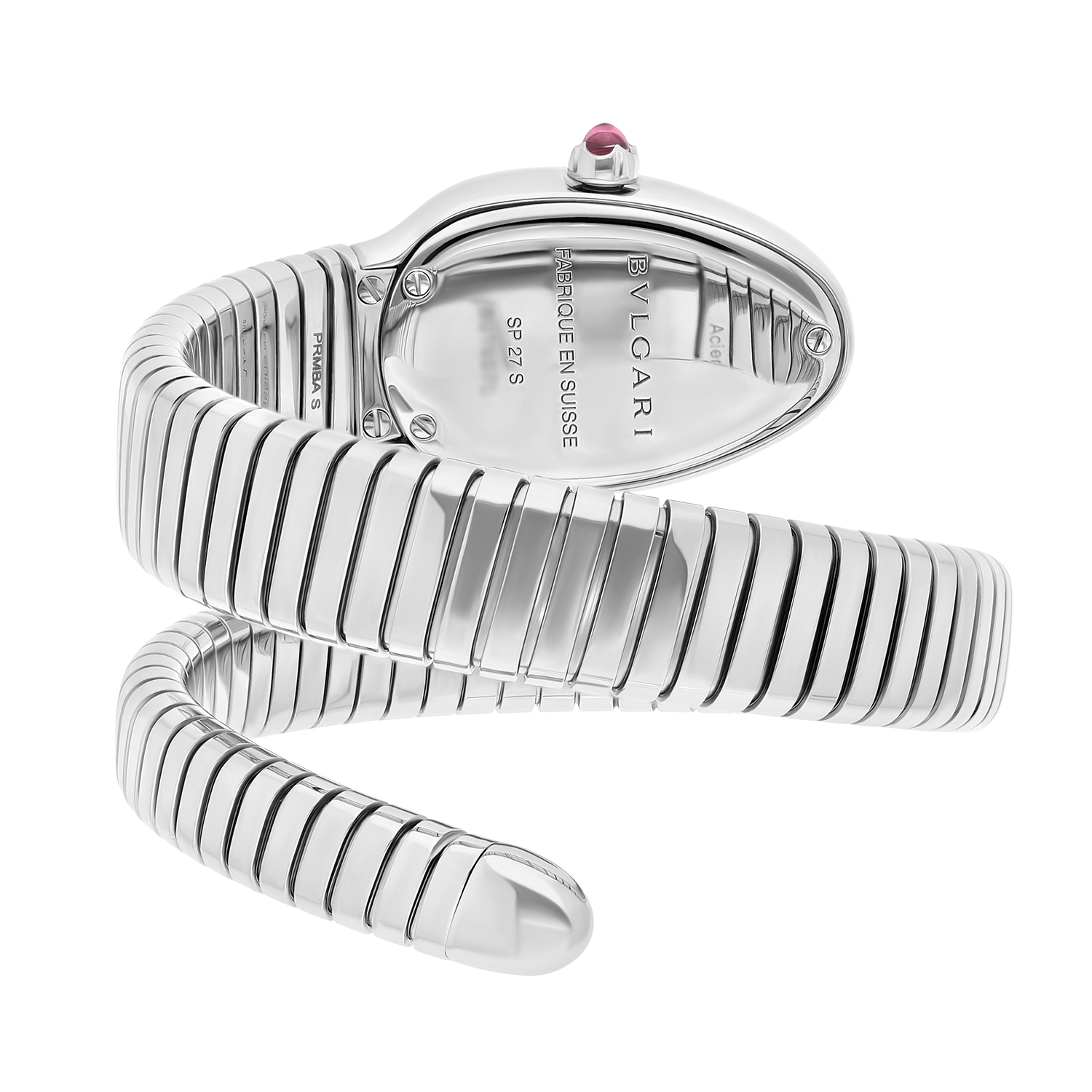 Bulgari Serpenti Tubogas 103130 Black Dial Stainless Steel Quartz Watch - 2022 - Image 2