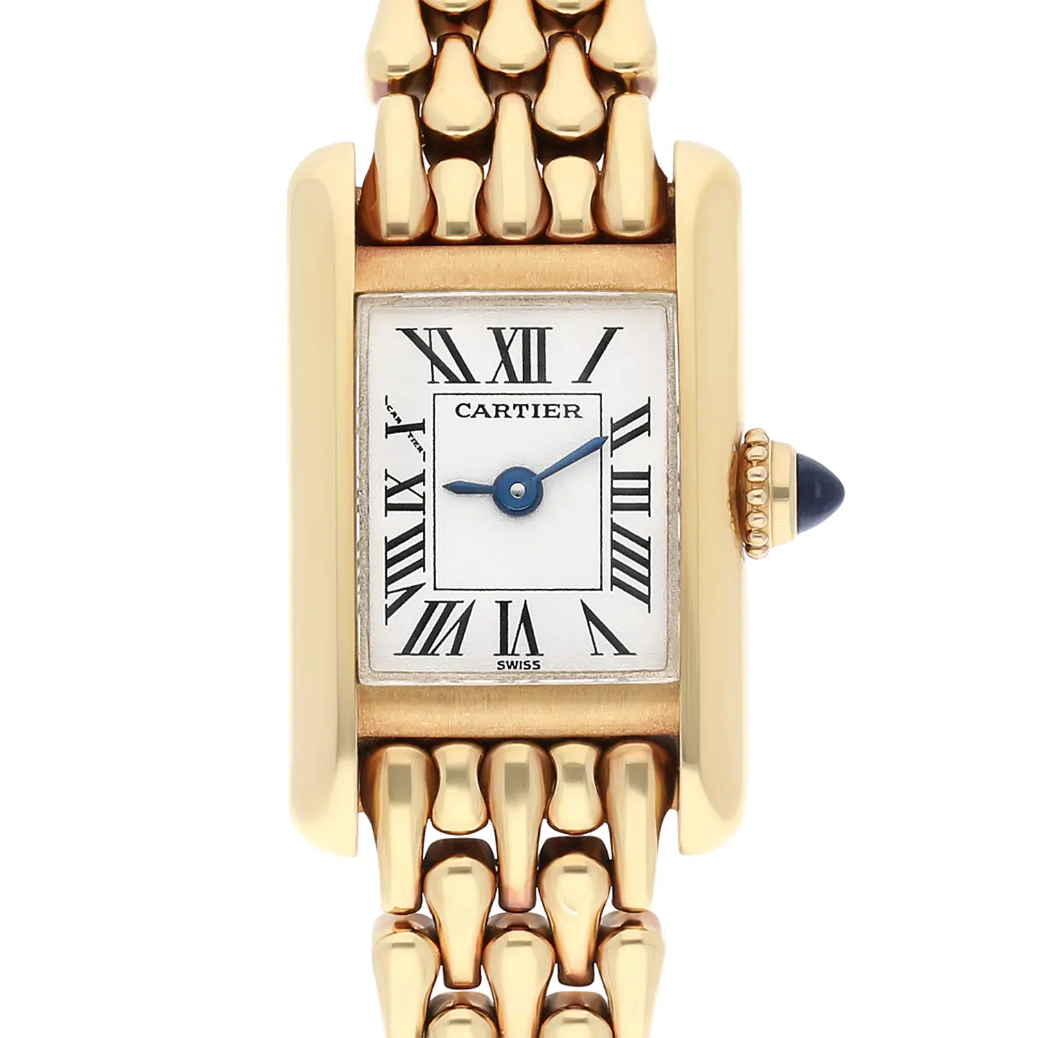 Cartier Tank Louis Mini Yellow Gold W15006K3 Quartz Rare Ladies Watch – image 2
