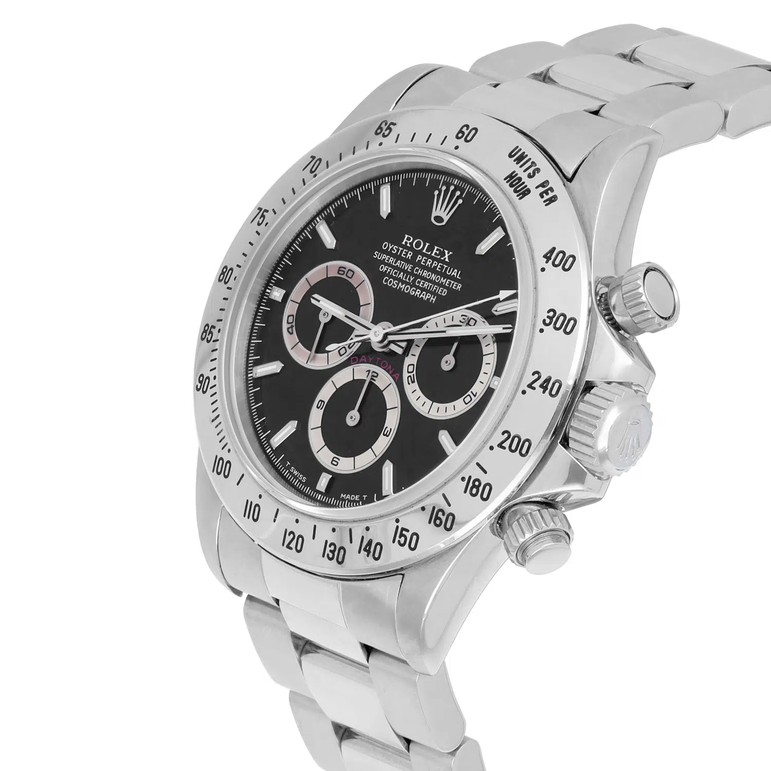 Rolex Cosmograph Daytona Stainless steel Chronograph Black Dial Men's Watch 116520 – image 3