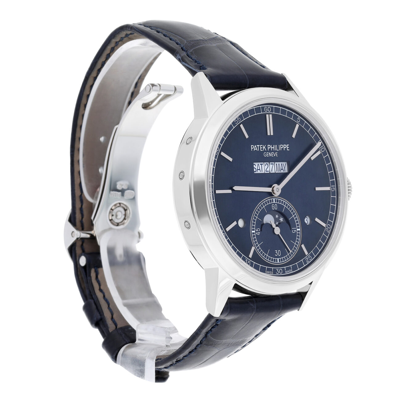 Patek Philippe 5236P Perpetual Calendar Grand Complications Blue Dial 41mm Platinum Timepiece
