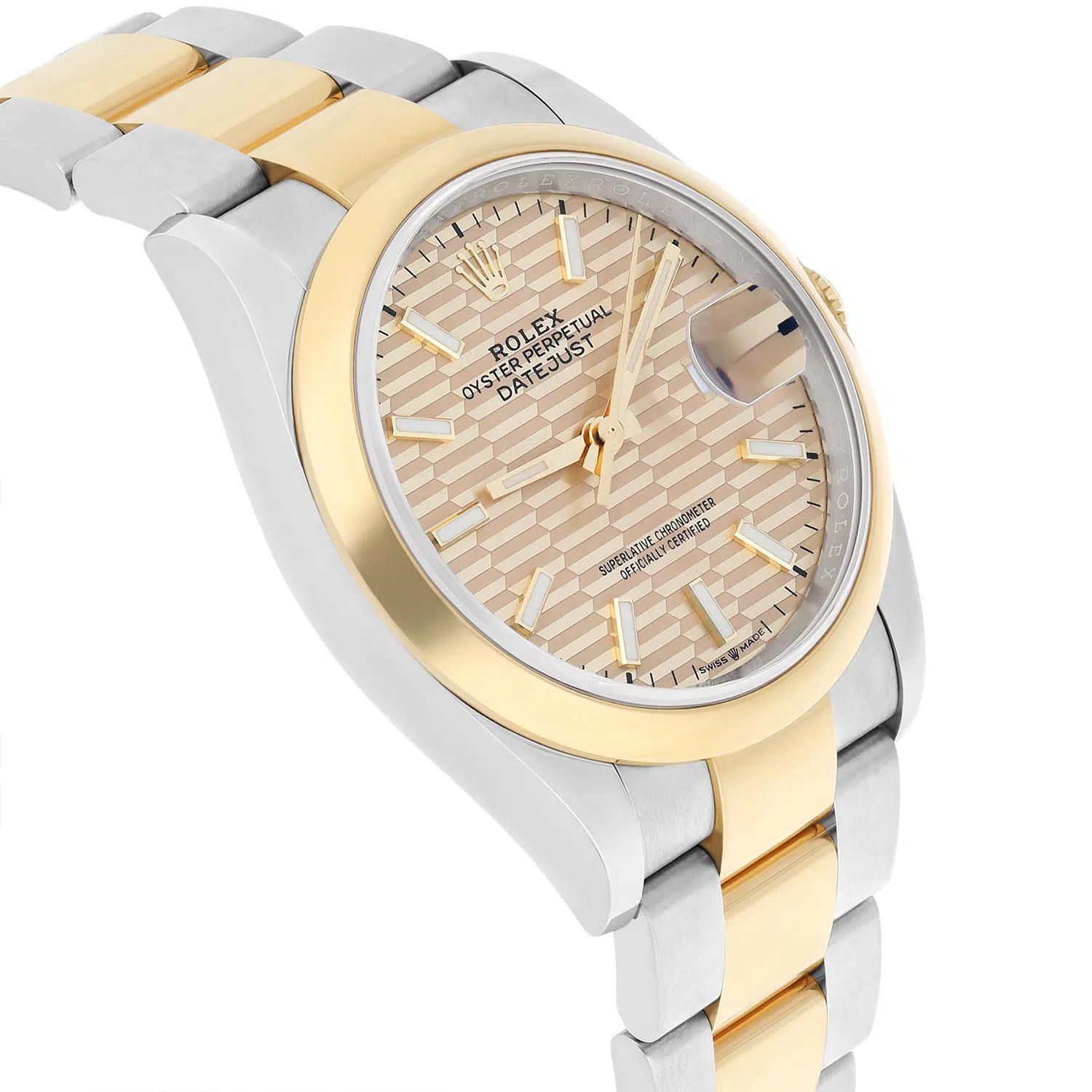 Rolex Datejust 36mm 126203-0040 Golden Motif Dial Oystersteel and Yellow Gold Bracelet - 2022 – image 4