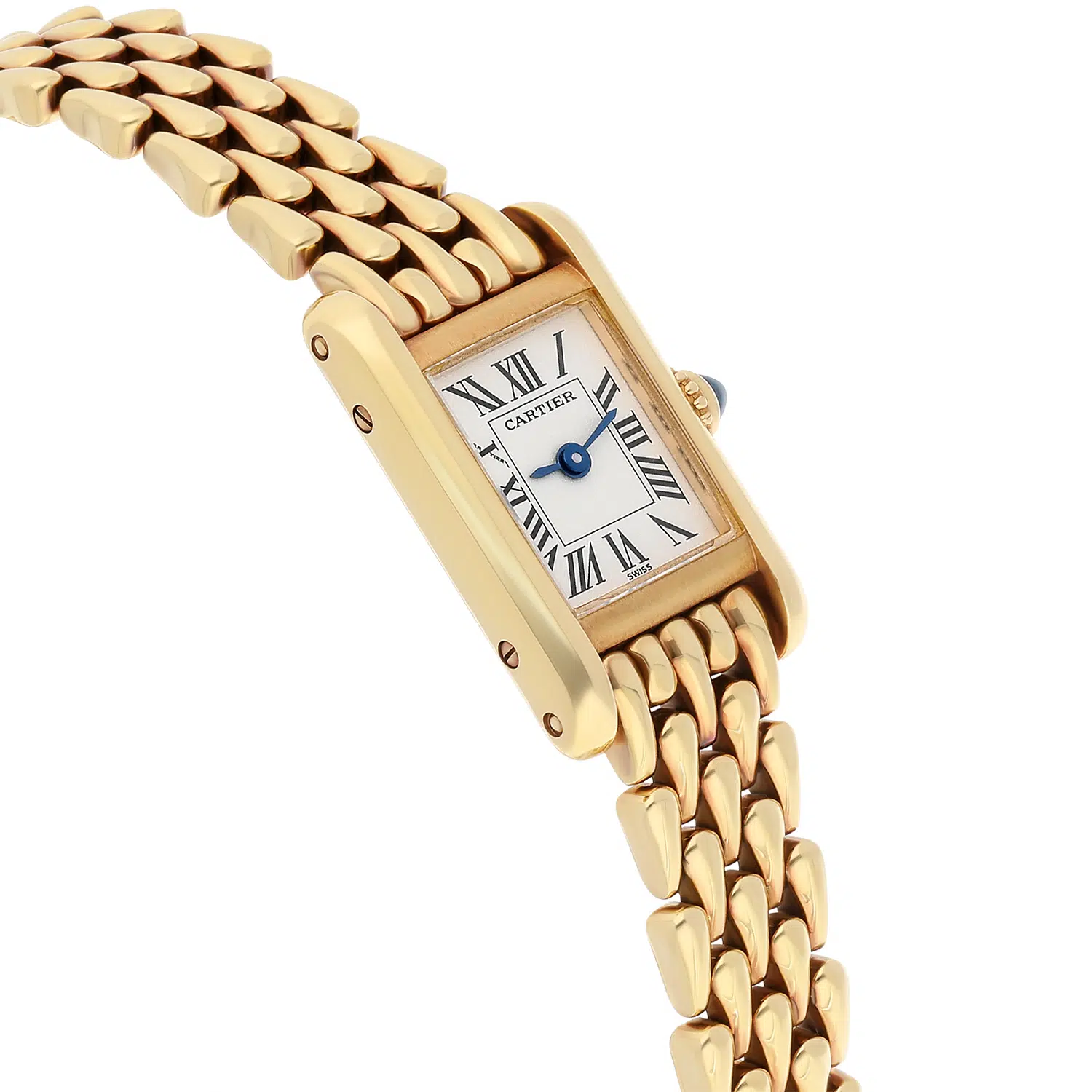Cartier Tank Louis Mini Yellow Gold W15006K3 Quartz Rare Ladies Watch – image 4