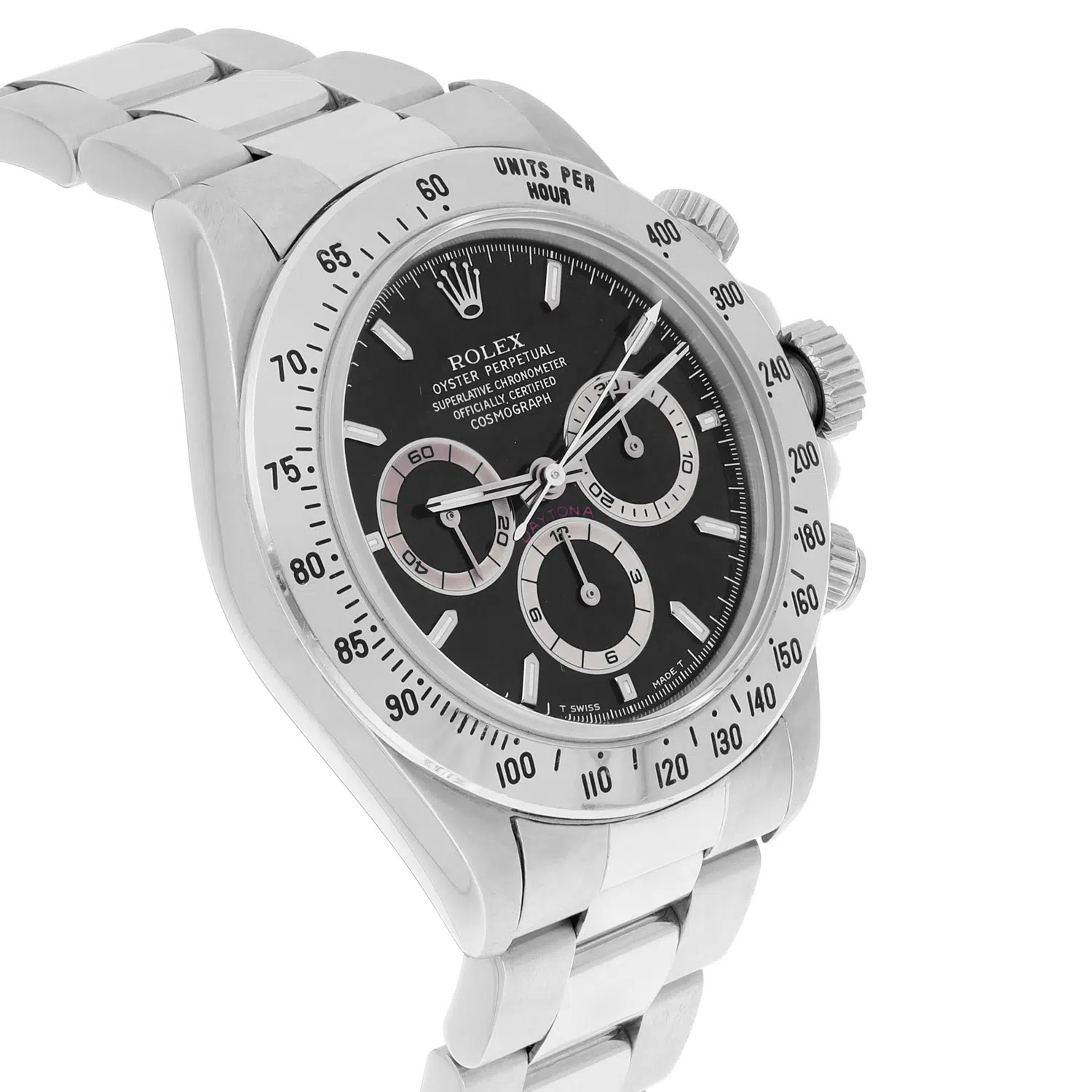 Rolex Cosmograph Daytona Stainless steel Chronograph Black Dial Men's Watch 116520 – image 5