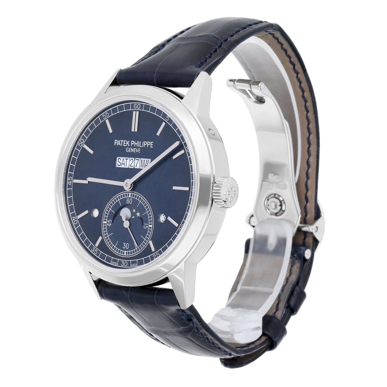 Patek Philippe 5236P Perpetual Calendar Grand Complications Blue Dial 41mm Platinum Timepiece - Image 5
