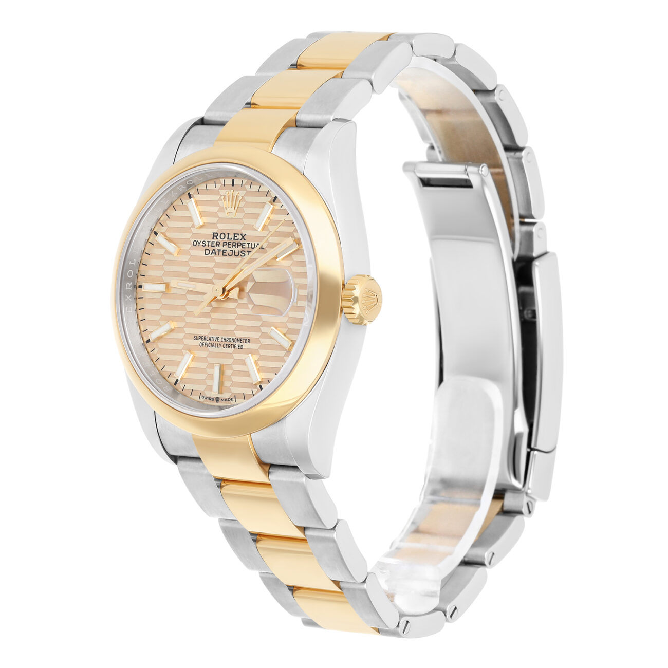 Rolex Datejust 36mm 126203-0040 Golden Motif Dial Oystersteel and Yellow Gold Bracelet - 2022