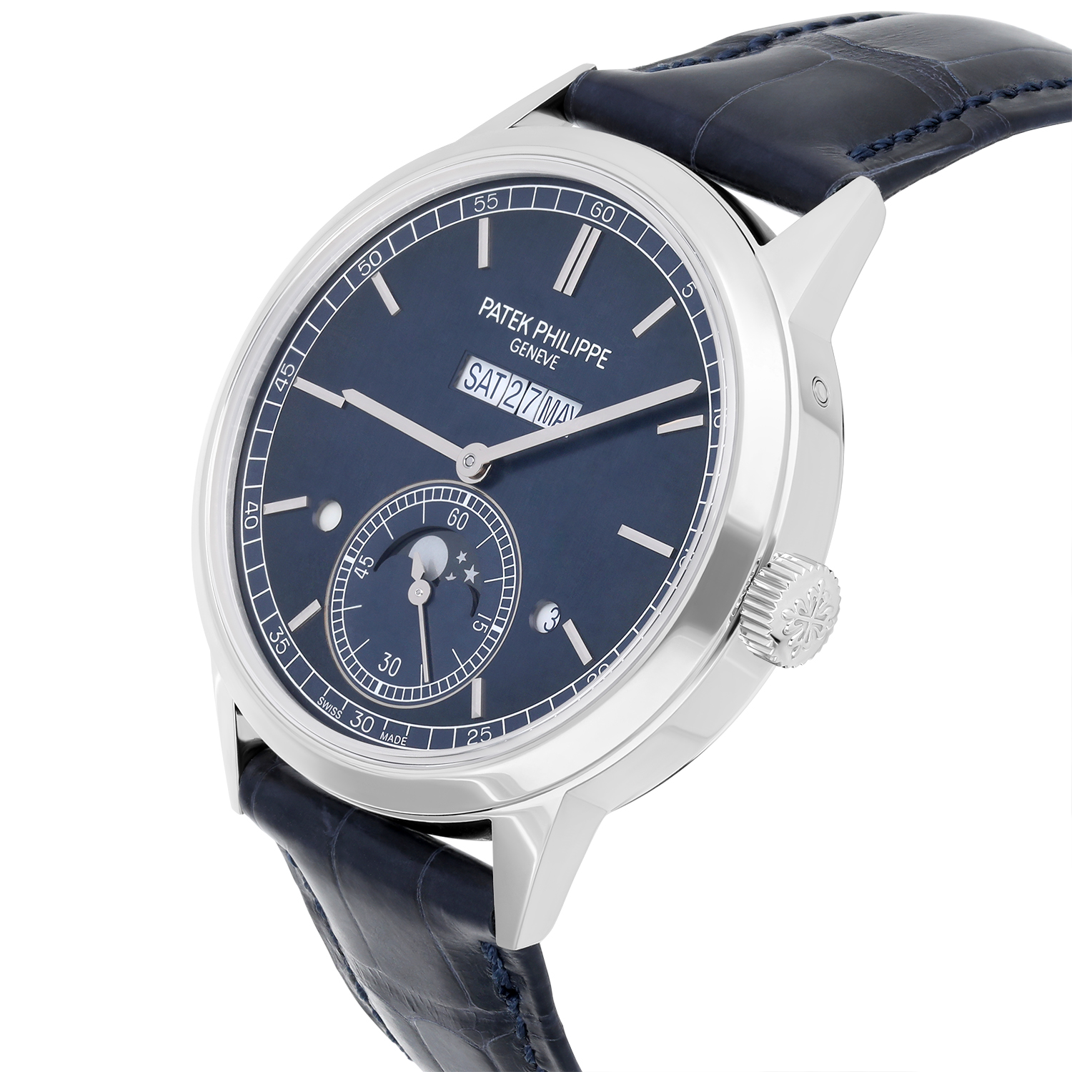 Patek Philippe 5236P Perpetual Calendar Grand Complications Blue Dial 41mm Platinum Timepiece - Image 6