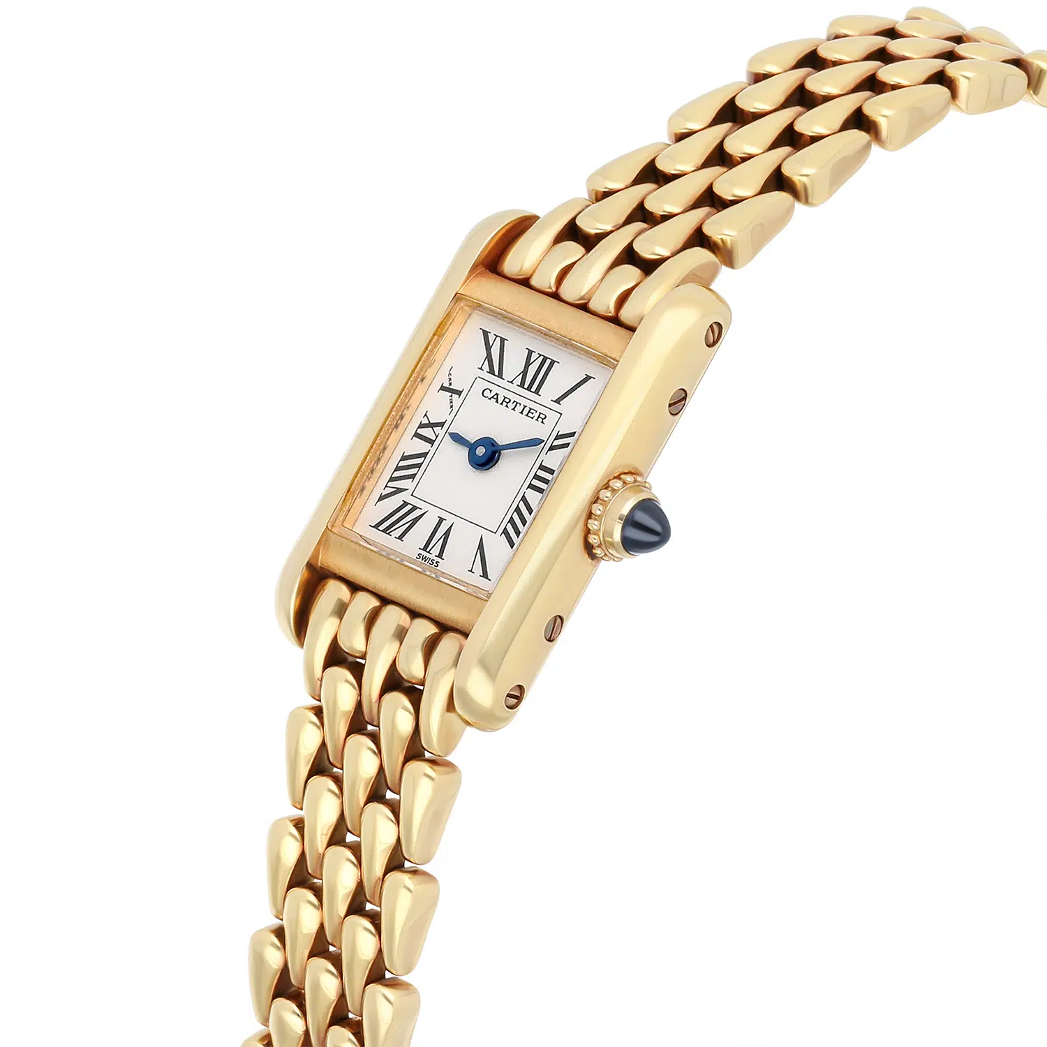 Cartier Tank Louis Mini Yellow Gold W15006K3 Quartz Rare Ladies Watch – image 6