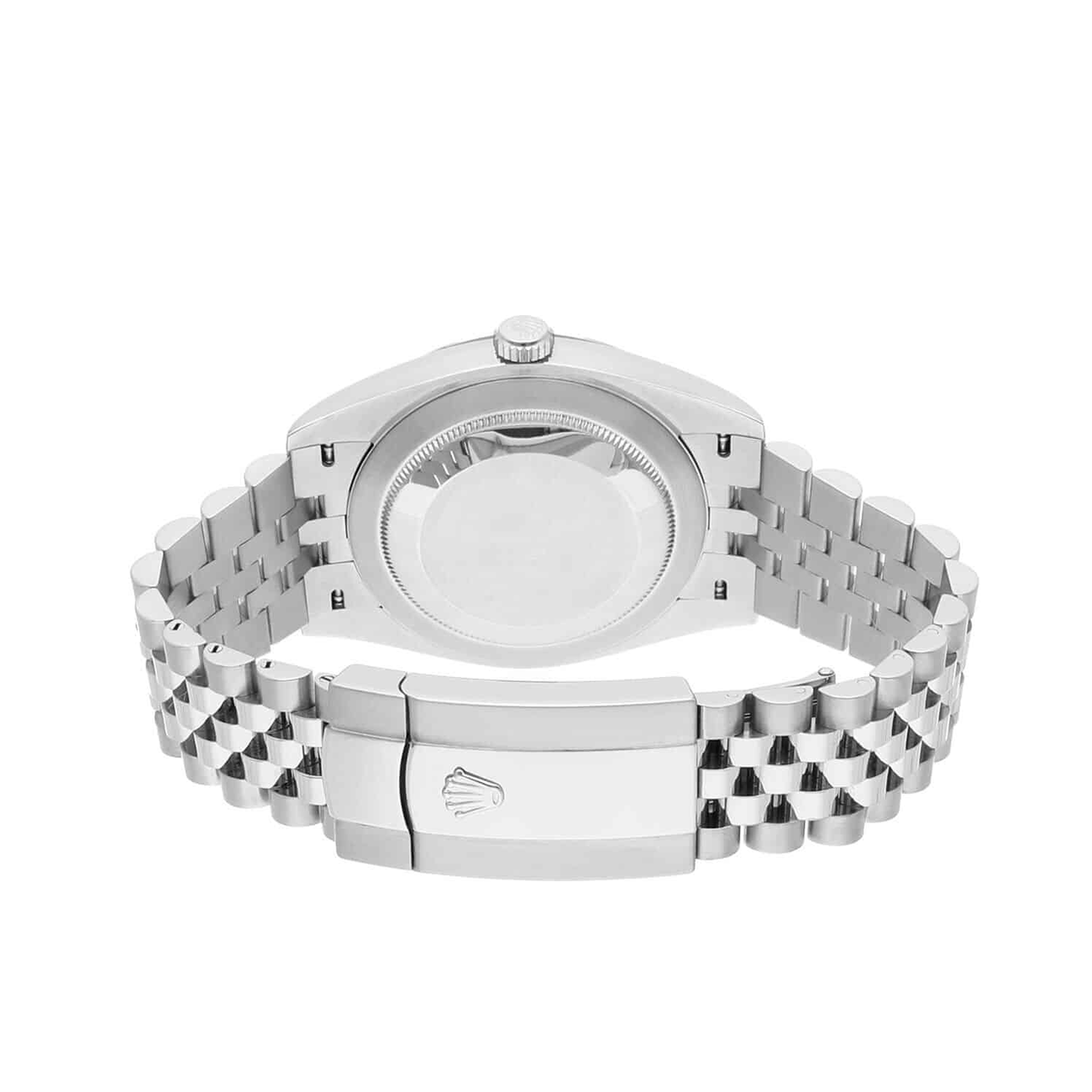 Rolex Datejust 41mm 126334 18k White Gold Fluted Bezel Stainless Steel Jubilee White Dial 2017