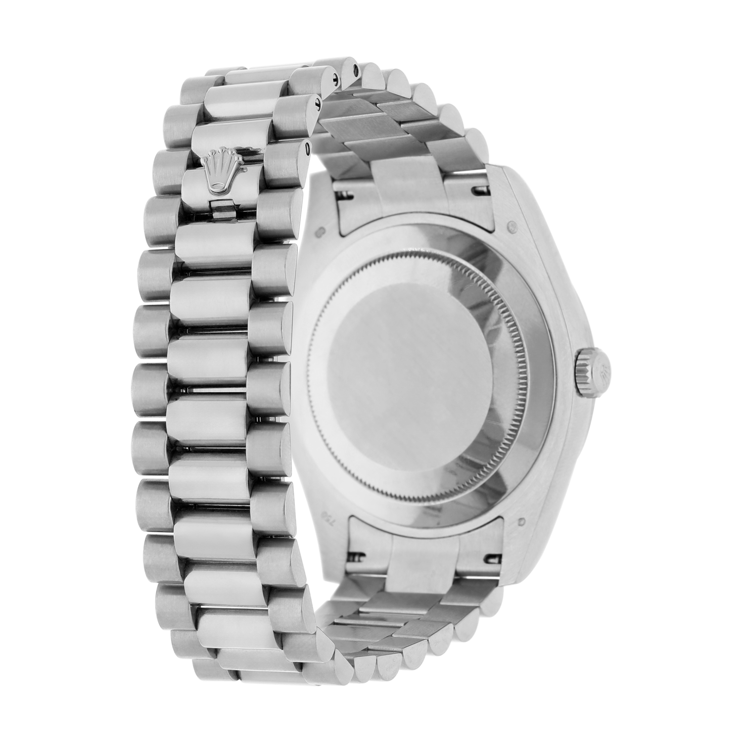 Rolex Day-Date II 218239-0006 41mm White Gold Silver Diamonds Dial - 2010 - Image 7