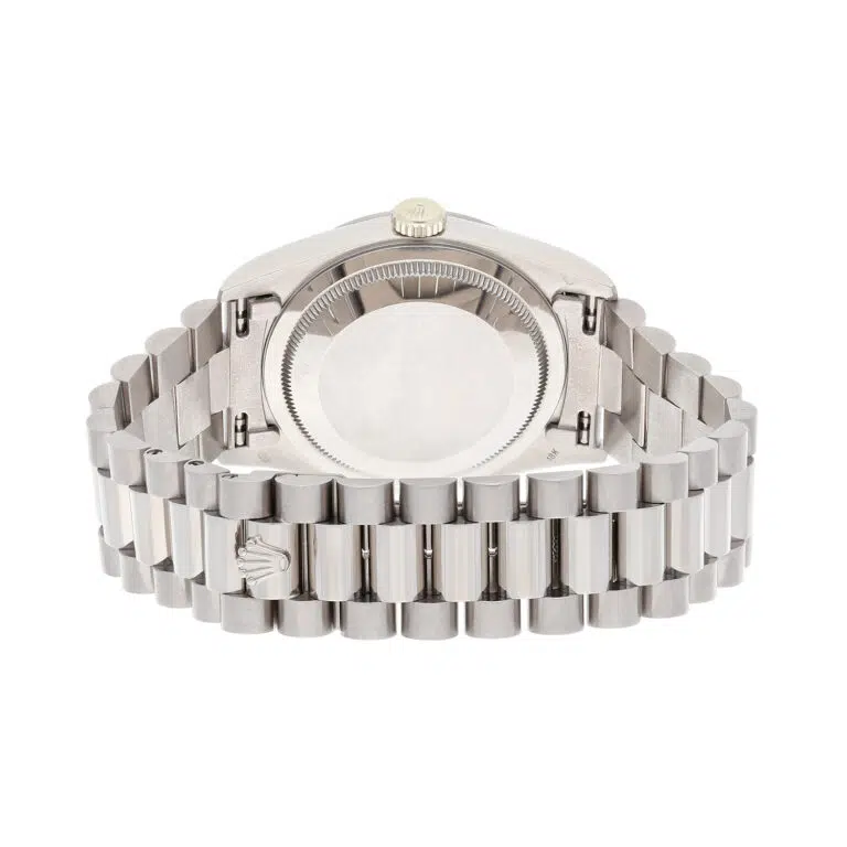 Rolex Day-Date 18239 President Band 18K White Gold Diamond Dial – image 7